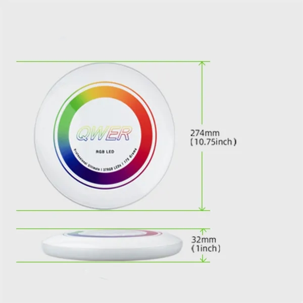 10.75'' LED Flying Disc-RGB - 10.75'' LED Flying Disc-RGB - Image 4 of 5