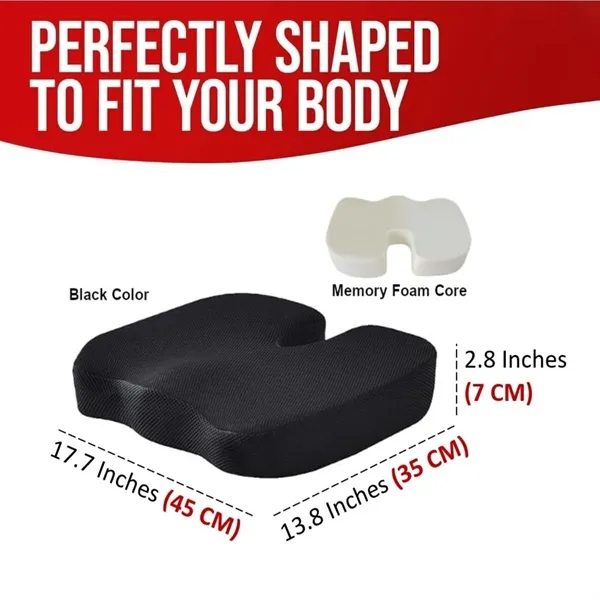 Seat Cushion & Lumbar Support Set for Office Chair, Car - Seat Cushion & Lumbar Support Set for Office Chair, Car - Image 6 of 8