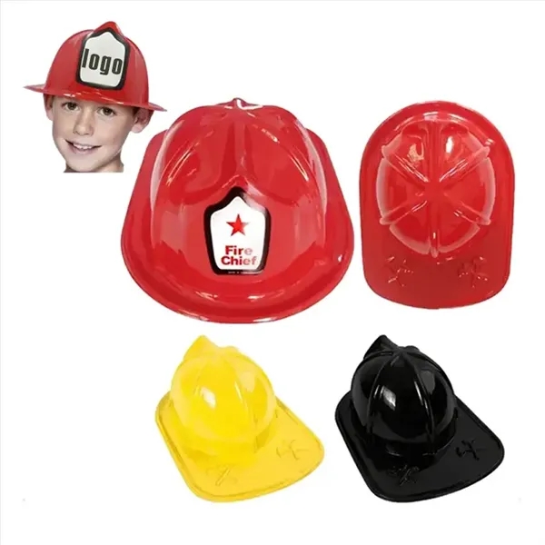 Kids Firefighter Fire Chief Hat Fireman Costume Helmet - Kids Firefighter Fire Chief Hat Fireman Costume Helmet - Image 0 of 3