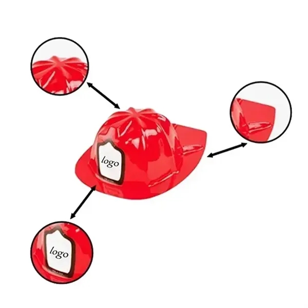 Kids Firefighter Fire Chief Hat Fireman Costume Helmet - Kids Firefighter Fire Chief Hat Fireman Costume Helmet - Image 2 of 3