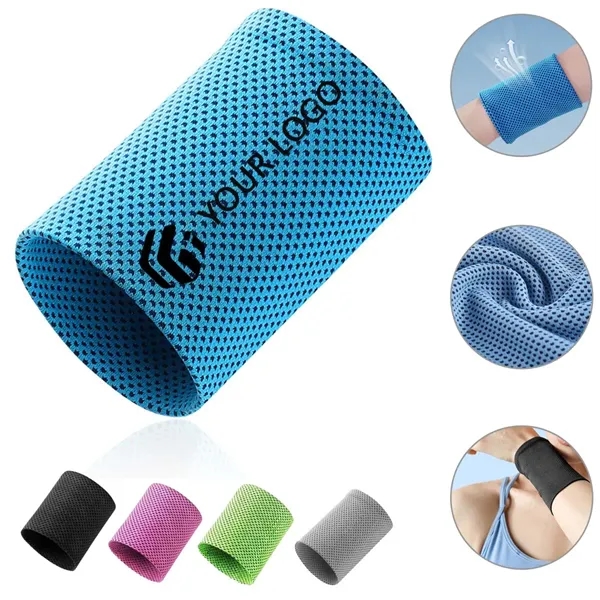 Cool Sweat Absorption Tennis Running Sports Wrist Band - Cool Sweat Absorption Tennis Running Sports Wrist Band - Image 0 of 4