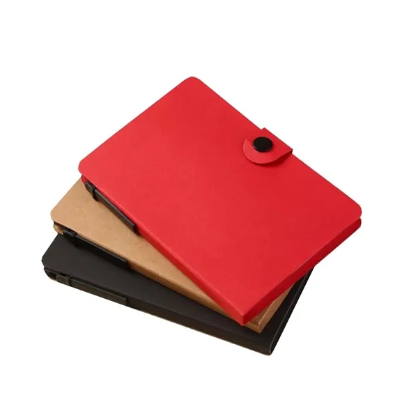 60 Sheets Eco Notepad With Pen And Reusable Sticky Note - 60 Sheets Eco Notepad With Pen And Reusable Sticky Note - Image 1 of 3