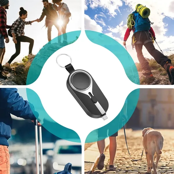 2000mAh Portable Power Bank With Keychain - 2000mAh Portable Power Bank With Keychain - Image 1 of 5