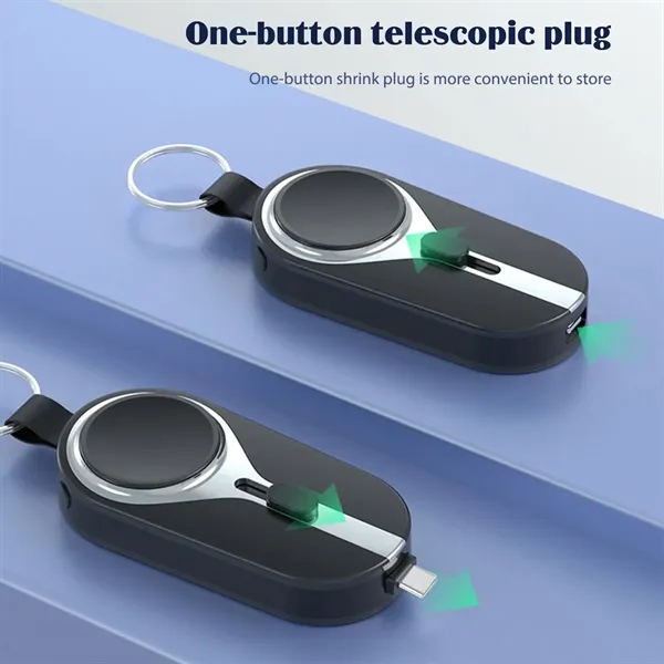 2000mAh Portable Power Bank With Keychain - 2000mAh Portable Power Bank With Keychain - Image 3 of 5