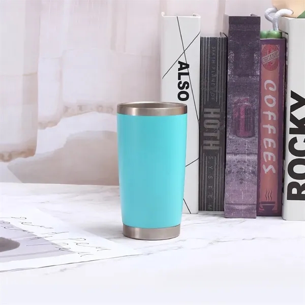 20oz Stainless Steel Matte Finish Vacuum Insulated Tumbler - 20oz Stainless Steel Matte Finish Vacuum Insulated Tumbler - Image 1 of 3