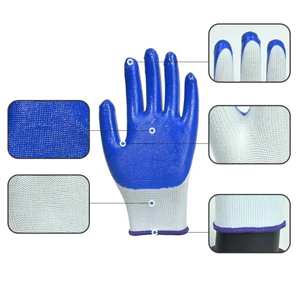 Stock Wear-resistant Non-slip Garden Mechanic Work Gloves - Stock Wear-resistant Non-slip Garden Mechanic Work Gloves - Image 2 of 4