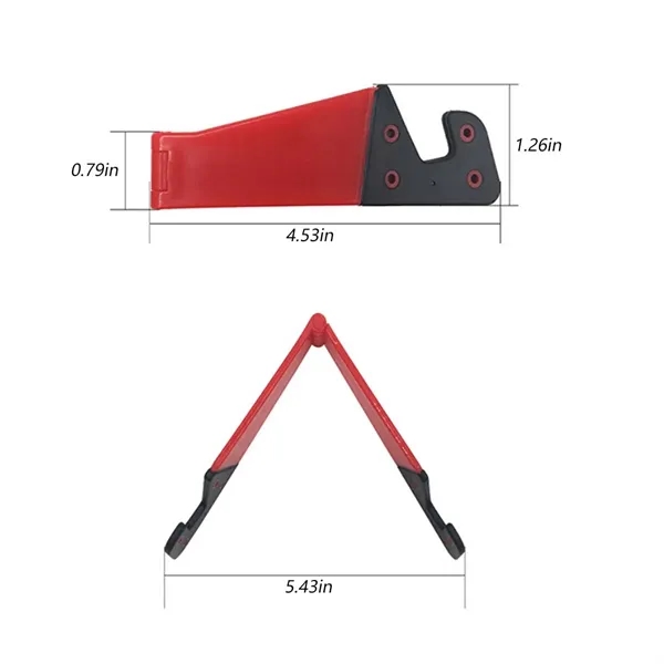 Portable desk travel pocket mount foldable cell phone stand - Portable desk travel pocket mount foldable cell phone stand - Image 1 of 4
