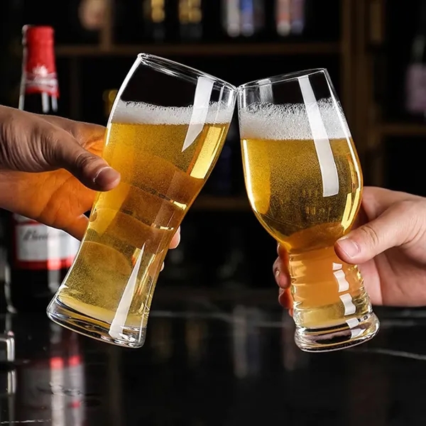 15 oz Beer Craft Glass Drinking Tall Mug and Glassware - 15 oz Beer Craft Glass Drinking Tall Mug and Glassware - Image 6 of 7