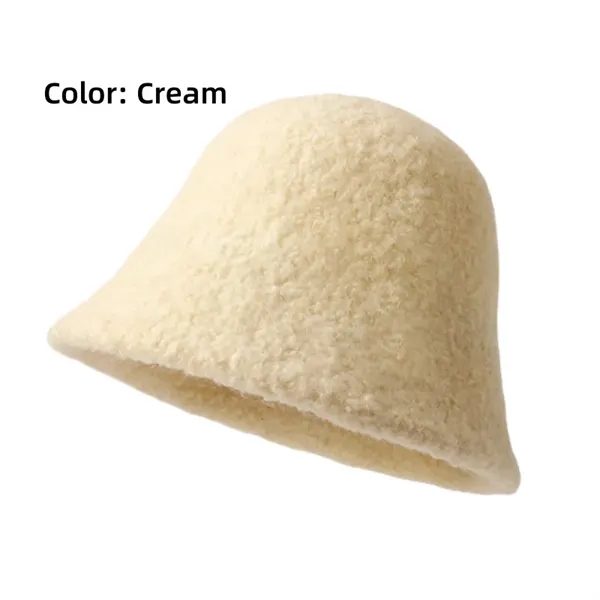 Wool Sherpa Bucket Hat - Wool Sherpa Bucket Hat - Image 4 of 10