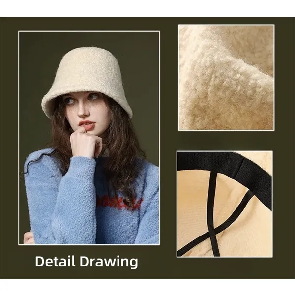 Wool Sherpa Bucket Hat - Wool Sherpa Bucket Hat - Image 6 of 10