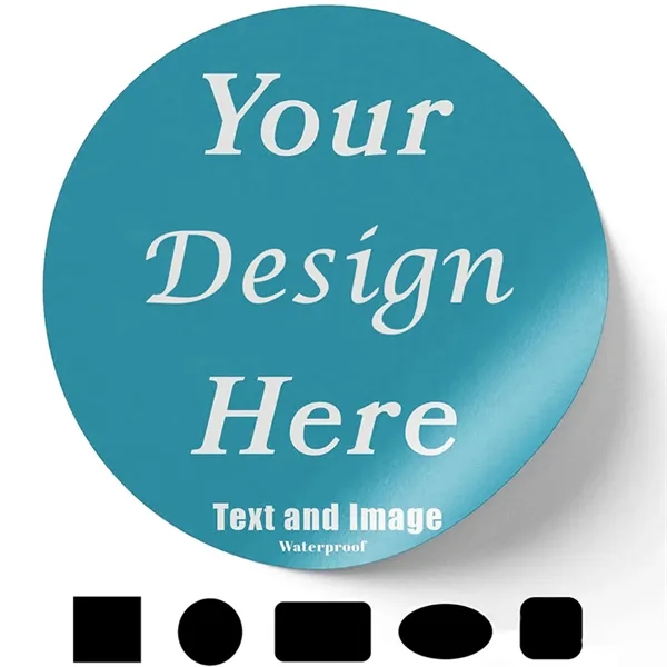 Full Color Label Sticker Waterproof Decal with Image or Text - Full Color Label Sticker Waterproof Decal with Image or Text - Image 0 of 1