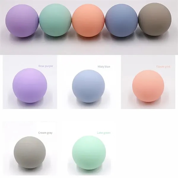 Yoga Fitness Muscle Massage Ball Silicone Lacrosse - Yoga Fitness Muscle Massage Ball Silicone Lacrosse - Image 2 of 3