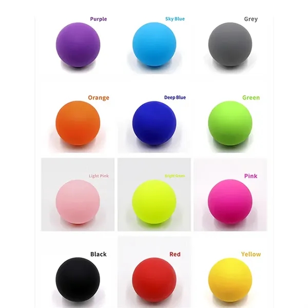 Yoga Fitness Muscle Massage Ball Silicone Lacrosse - Yoga Fitness Muscle Massage Ball Silicone Lacrosse - Image 3 of 3