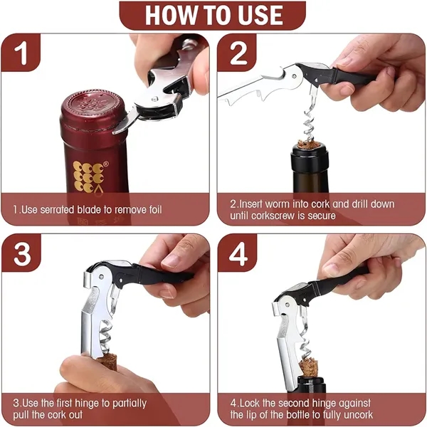 Wine Keys Beer Bottle Opener Corkscrew - Wine Keys Beer Bottle Opener Corkscrew - Image 1 of 4