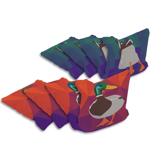 Custom Custom Double-Sided Bean Bags (Set of Eight)