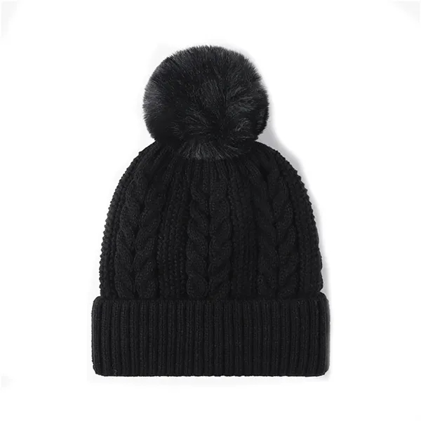 Custom Chunky Pom Beanie Hat