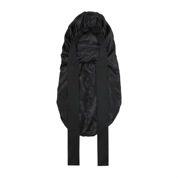 Custom Elastic Satin Bonnet With Tie Band