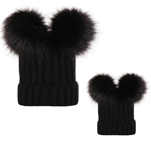 Custom Mom And Kid Knit Hat
