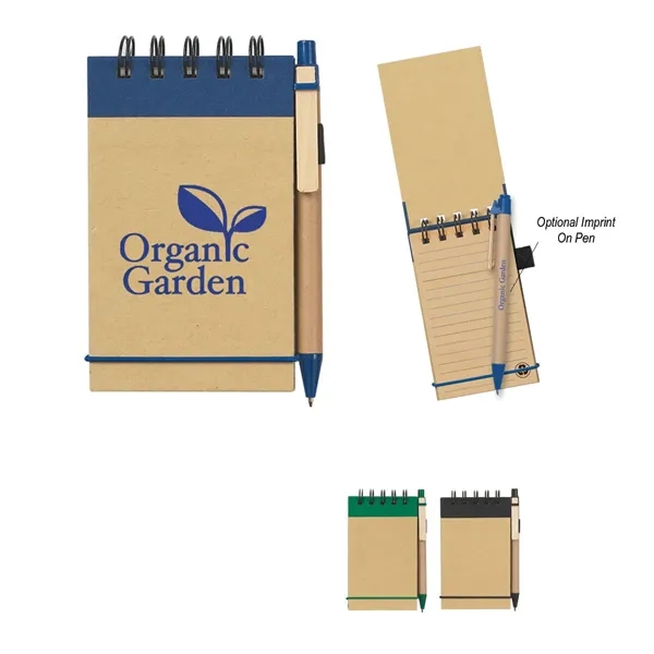 Eco-Inspired Spiral Jotter & Pen - Eco-Inspired Spiral Jotter & Pen - Image 0 of 17