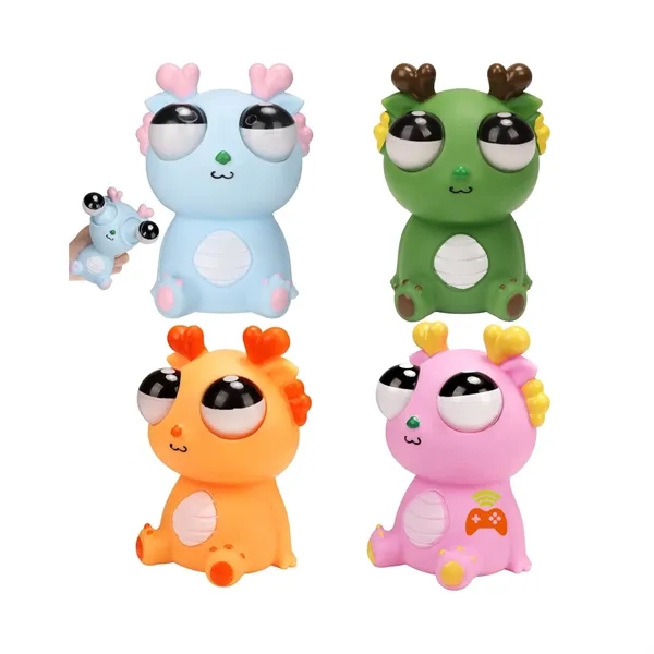 Squeeze Eye Popping Out Stress Relief Cute Dragon Toy - Squeeze Eye Popping Out Stress Relief Cute Dragon Toy - Image 0 of 5