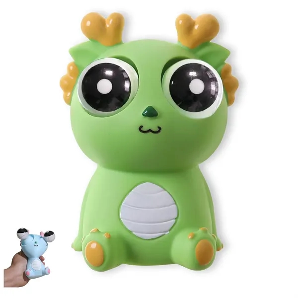 Squeeze Eye Popping Out Stress Relief Cute Dragon Toy - Squeeze Eye Popping Out Stress Relief Cute Dragon Toy - Image 1 of 5
