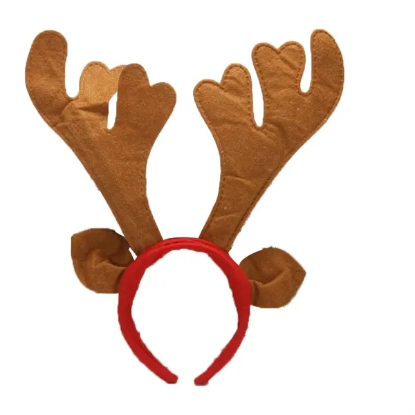 Full Color Christmas Reindeer Antler Headband - Full Color Christmas Reindeer Antler Headband - Image 7 of 8