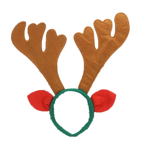 Full Color Christmas Reindeer Antler Headband - Full Color Christmas Reindeer Antler Headband - Image 8 of 8