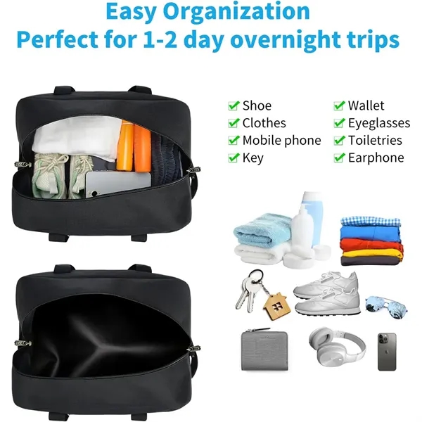 Large Capacity Lightweight Sports Fitness Tote Crossbody Bag - Large Capacity Lightweight Sports Fitness Tote Crossbody Bag - Image 3 of 4
