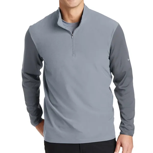 Nike Dri-FIT Fabric Mix 1/2-Zip Cover-Up - Nike Dri-FIT Fabric Mix 1/2-Zip Cover-Up - Image 2 of 3