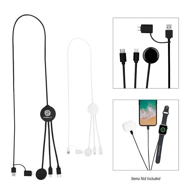 3' Multi-Charging Cable With Watch Dock - 3' Multi-Charging Cable With Watch Dock - Image 0 of 4
