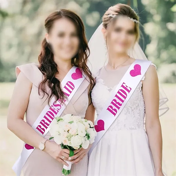 Personalized Ribbon Blank Satin Sashes for Decorations - Personalized Ribbon Blank Satin Sashes for Decorations - Image 3 of 4