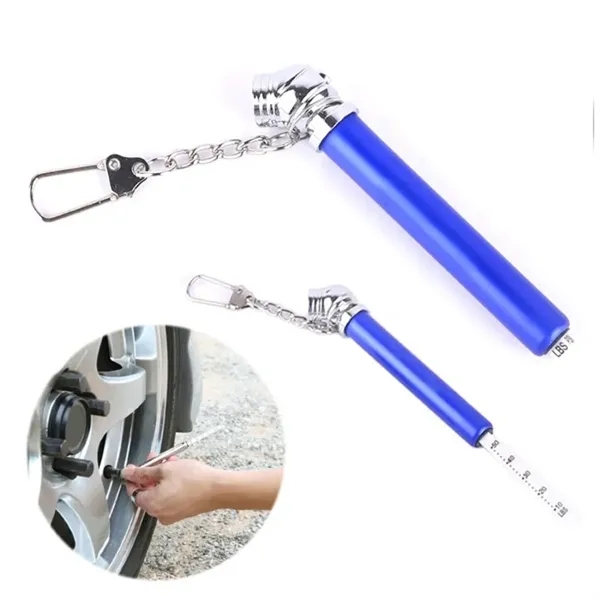 Mini Promotional Tire Pressure Gauge with Keychain - Mini Promotional Tire Pressure Gauge with Keychain - Image 1 of 3