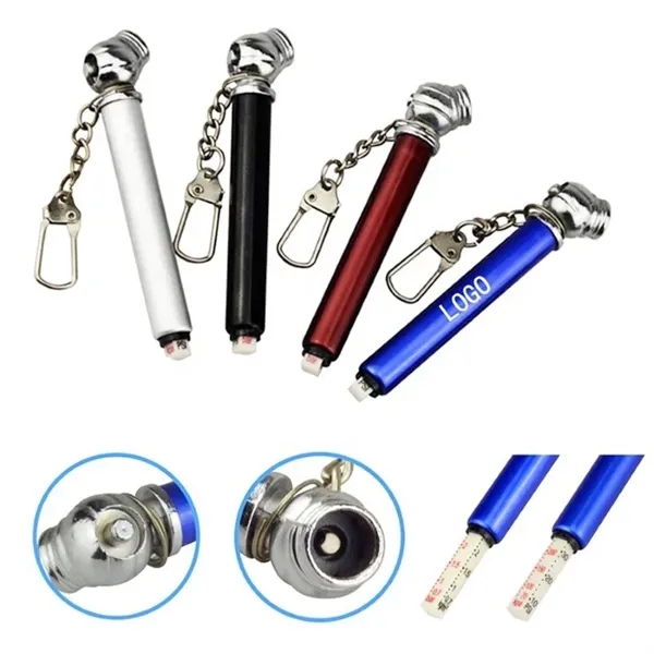 Mini Promotional Tire Pressure Gauge with Keychain - Mini Promotional Tire Pressure Gauge with Keychain - Image 0 of 3