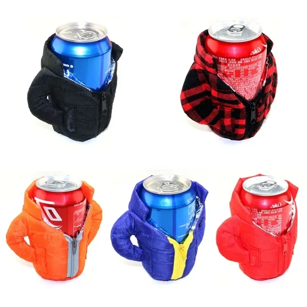 The Puffy Jacket - Insulated 12 oz Can Cooler - The Puffy Jacket - Insulated 12 oz Can Cooler - Image 3 of 7