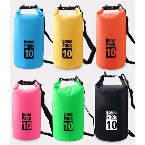 10L 500D Tarpaulin PVC Dry Bag - 10L 500D Tarpaulin PVC Dry Bag - Image 2 of 3