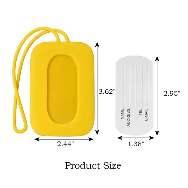 Custom Silicone Luggage Tag - Custom Silicone Luggage Tag - Image 1 of 16