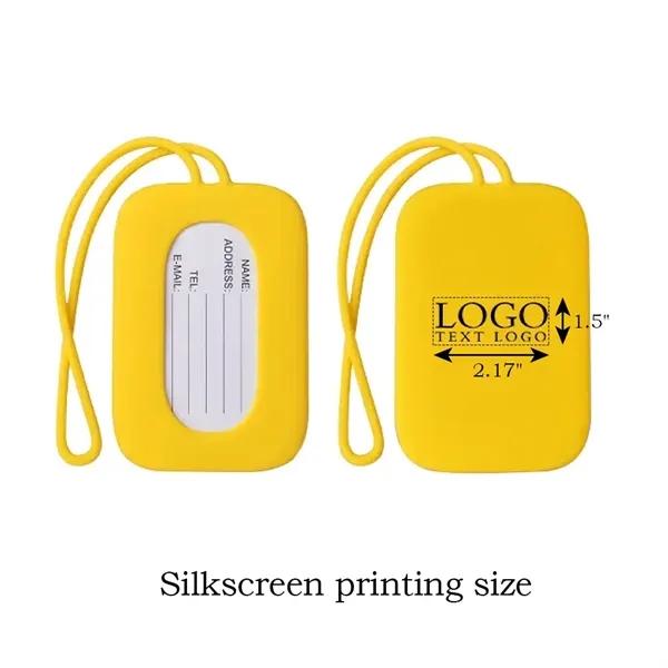 Custom Silicone Luggage Tag - Custom Silicone Luggage Tag - Image 2 of 16