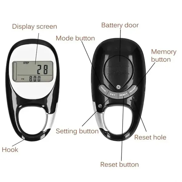 Simple Walking Pedometer 3D Step Counter - Simple Walking Pedometer 3D Step Counter - Image 3 of 5
