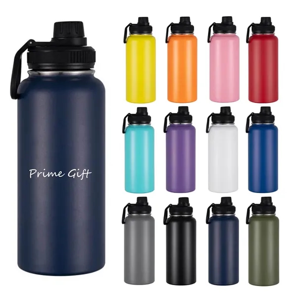 32oz. Vacuum Insulated Sports Water Bottle - 32oz. Vacuum Insulated Sports Water Bottle - Image 0 of 3