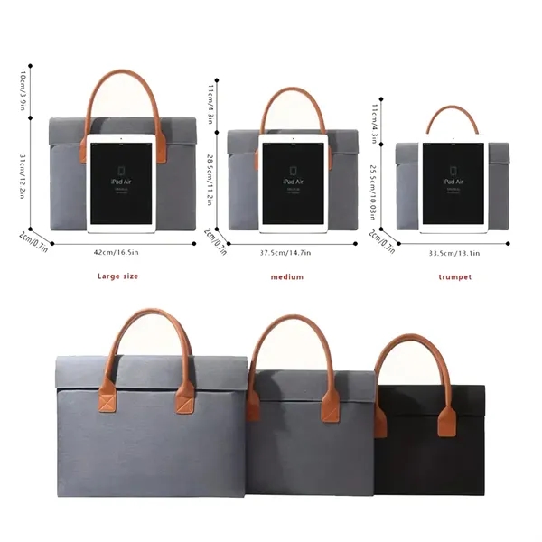 Briefcase Laptop Sleeve - Briefcase Laptop Sleeve - Image 1 of 3