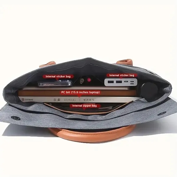 Briefcase Laptop Sleeve - Briefcase Laptop Sleeve - Image 2 of 3