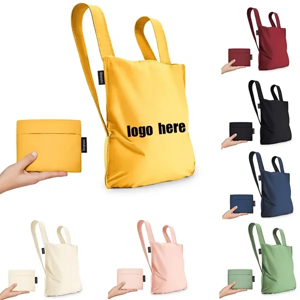 Reusable Foldable Backpack Shopping Bag - Reusable Foldable Backpack Shopping Bag - Image 0 of 3