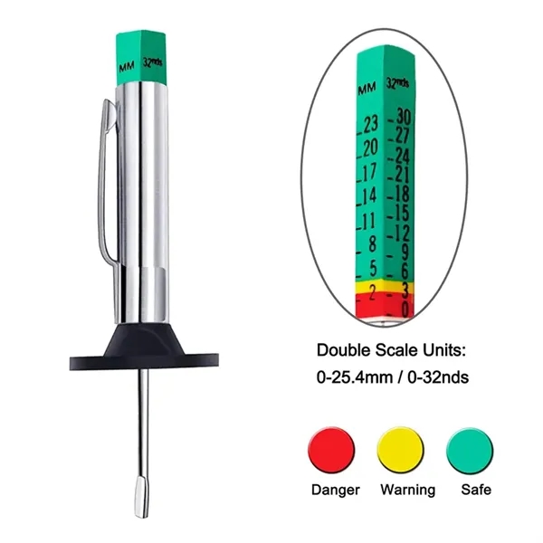 Tire Tread Depth Gauge - Tire Tread Depth Gauge - Image 2 of 4