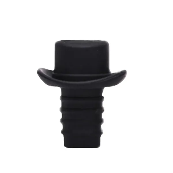 Hat Shape Silicone Wine Bottle Stopper - Hat Shape Silicone Wine Bottle Stopper - Image 3 of 6