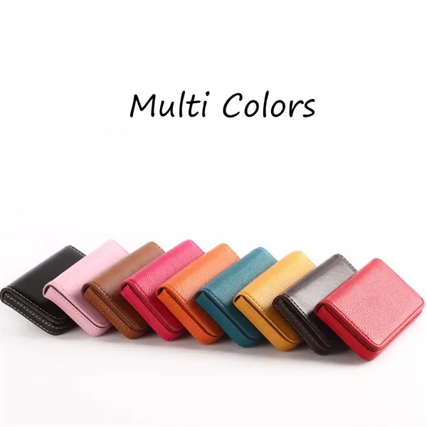 PU Leather Business Card Holder - PU Leather Business Card Holder - Image 3 of 3