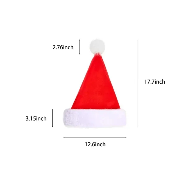 Thickened Christmas Santa Hat - Thickened Christmas Santa Hat - Image 1 of 1