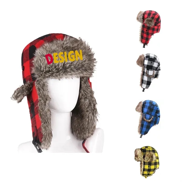 Plaid Trapper hat - Plaid Trapper hat - Image 0 of 1