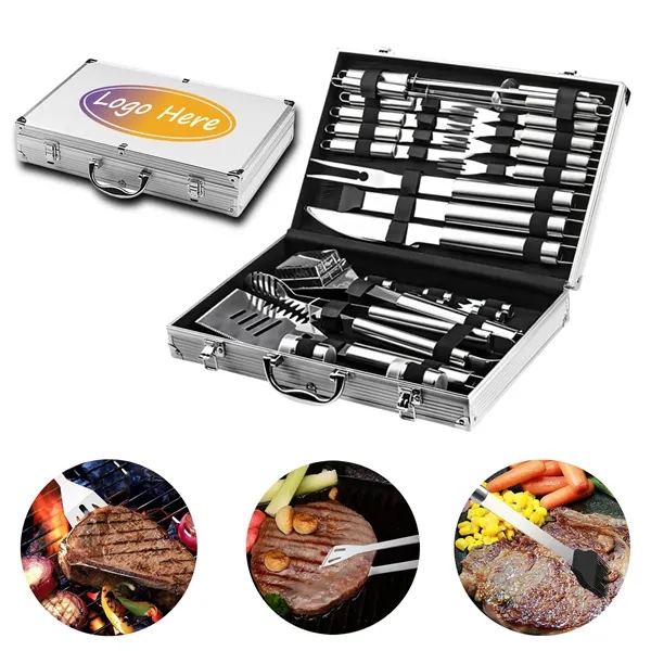 Deluxe BBQ Grill Tool Set - Deluxe BBQ Grill Tool Set - Image 0 of 4