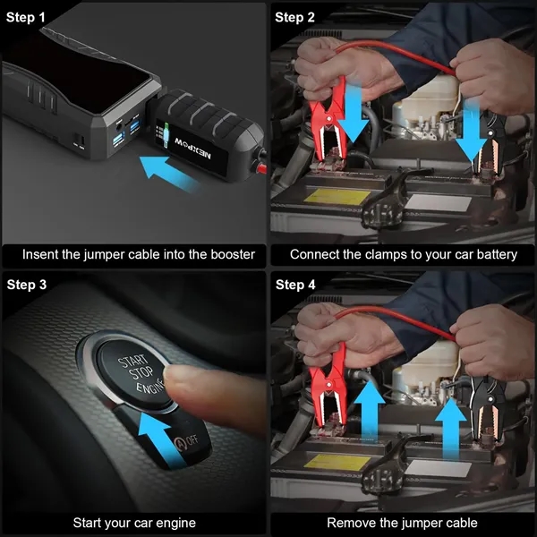 12V Car Battery Jump Starter - 12V Car Battery Jump Starter - Image 3 of 4