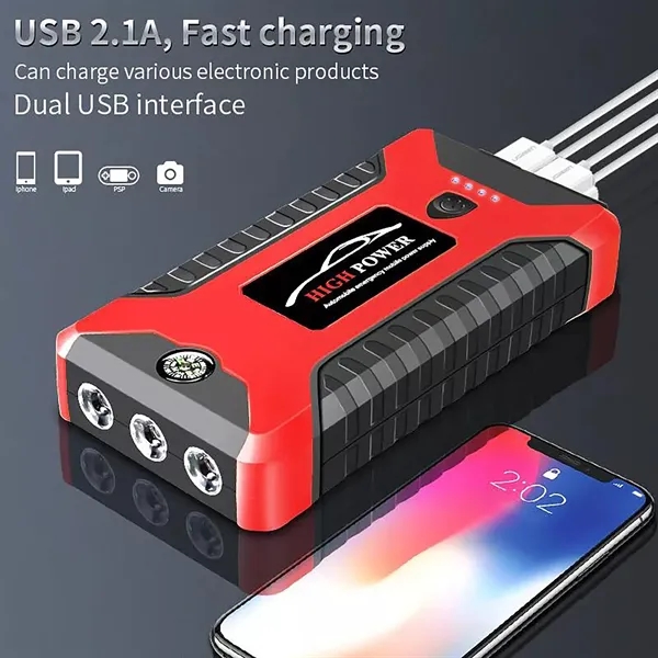 12V Car Battery Jump Starter - 12V Car Battery Jump Starter - Image 4 of 4
